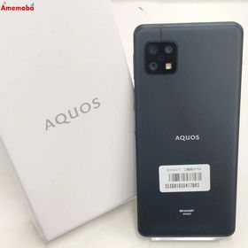 爆速発送AQUOS sense6s 4GB/64GB ブラック SHG07 AU版SIMフリー 美品