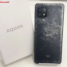爆速発送AQUOS sense6s 4GB/64GB ブラック SHG07 AU版SIMフリー