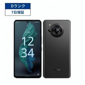 【中古】【訳アリ】SHARP AQUOS R7 A202SH 256GB SIMフリー Android スマホ本体 ブラック SIMロック解除済 5G対応 CCコネクト【30日間安心保証付】
