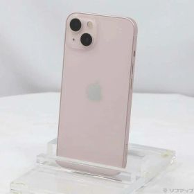 【中古】Apple(アップル) iPhone13 128GB ピンク MLNE3J／A SIMフリー 【251-ud】