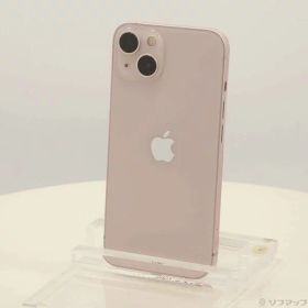 【中古】Apple(アップル) iPhone13 128GB ピンク MLNE3J／A SIMフリー 【269-ud】