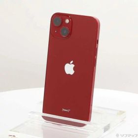 【中古】Apple(アップル) iPhone13 128GB プロダクトレッド MLNF3J／A SIMフリー 【262-ud】