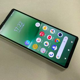 セイモバイル★SIMフリー Softbank Xperia 10 V A302SO セージグリーン