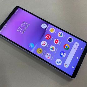 セイモバイル★SIMフリー Softbank Xperia 10 V A302SO ラベンダー