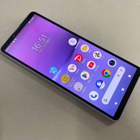 セイモバイル★SIMフリー Softbank Xperia 10 V A302SO ラベンダー