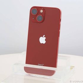 【中古】Apple(アップル) iPhone13 mini 128GB プロダクトレッド MLJG3J／A SIMフリー 【262-ud】