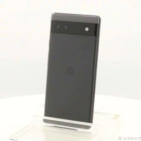 【中古】GOOGLE(グーグル) Google Pixel 6a 128GB チャコール GB17L au SIMフリー 【251-ud】