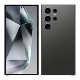 【中古】【安心保証】 Galaxy S24 Ultra SCG26[256GB] au チタニウムブラック