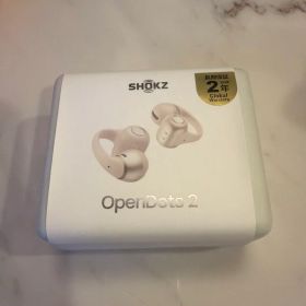 SHOKZ OpenDots 2 パールホワイト ワイヤレスイヤホン