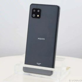 【中古】SHARP(シャープ) AQUOS sense6s 64GB ブラック AUAQSE6S au SIMフリー 【305-ud】