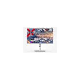 JAPANNEXT USB-C接続 PCモニター ホワイト JN-IPS238U-HSPC6-W ［23.8型 /4K(3840×2160） /ワイド /60Hz］