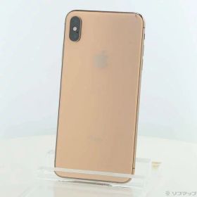 【中古】Apple(アップル) iPhoneXS Max 256GB ゴールド MT6W2J／A SIMフリー 【247-ud】