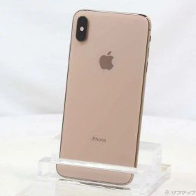 【中古】Apple(アップル) iPhoneXS Max 64GB ゴールド MT6T2J／A SoftBank 【276-ud】