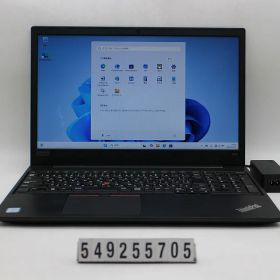 Lenovo ThinkPad E580 Core i5 8250U 1.6GHz/8GB/256GB(SSD)/15.6W/FWXGA(1366x768)/Win11 画面シミあり【中古】【20260804】