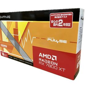 SAPPHIRE PULSE Radeon RX 7800 XT GAMING 16GB GDDR6 2ファン 省スペース型 グラフィックスカード 11330-02-20G VD8651