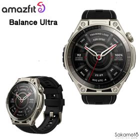 8月27日発売予定 正規品 Amazfit Balance Ultra アマズフィット 3000nit高輝度 GPS内蔵 64Gストレージ 30日間バッテリー オフラインマップ 心拍 睡眠 健康管理 スポーツモード ナビゲーション 音声操作 AI HYROX ハイロックス SP170087-C245