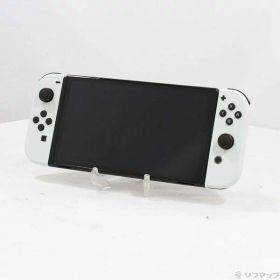 【中古】Nintendo(任天堂) Nintendo Switch 有機ELモデル Joy-Con(L)／(R) ホワイト 【198-ud】