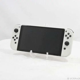 【中古】Nintendo(任天堂) Nintendo Switch 有機ELモデル Joy-Con(L)／(R) ホワイト 【344-ud】