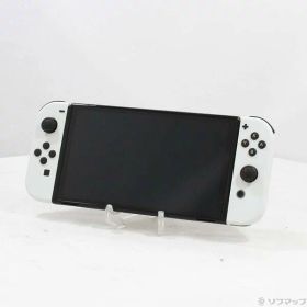 【中古】Nintendo(任天堂) Nintendo Switch 有機ELモデル Joy-Con(L)／(R) ホワイト 【198-ud】