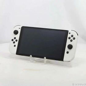 【中古】Nintendo(任天堂) Nintendo Switch 有機ELモデル Joy-Con(L)／(R) ホワイト 【269-ud】