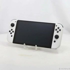【中古】Nintendo(任天堂) Nintendo Switch 有機ELモデル Joy-Con(L)／(R) ホワイト 【269-ud】