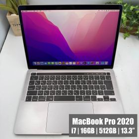 【動作良好】MacBook Pro 2020 13インチ Core i7 16GB 512GB 13.3" JISキー【26】