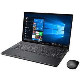 富士通 FMV LIFEBOOK NH90/D2（ブライトブラック）- 17.3インチ ノートパソ(中古品)