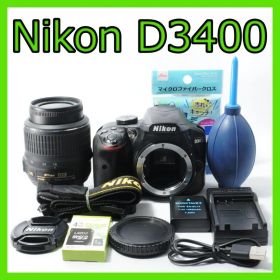 Nikon D3400☆Bluetoothでスマホへ☆手ブレ補正☆届いて即使える