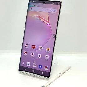 Galaxy Note10+ SC-01M doomo SIMロック解除済 256GB／12GB オーラホワイト 白ロム スマホ本体 送料無料 中古 S658