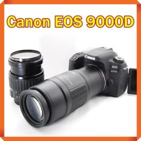 Canon EOS 9000D 一眼レフカメラ スマホ転送 ダブルレンズ