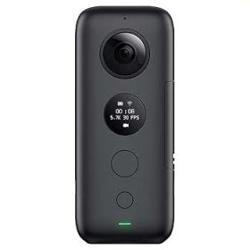 【中古】(非常に良い)Insta360 ONE X 360度アクションカメラ、FlowState手ブレ補正搭載(SDカード別売り、V30ビデオスピードクラスmicroSDXCが必要)
