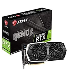 【中古-非常に良い】【輸入・国内仕様】MSI GeForce RTX 2070 ARMOR 8G グラフィックスボード ブラック VD6761