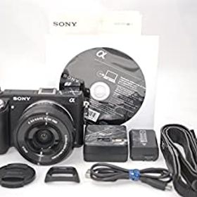 【中古】「非常に良い」ソニー SONY ミラーレス一眼 α NEX-6 パワーズームレンズキット E PZ 16-50mm F3.5-5.6 OSS付属 NEX-6L/B