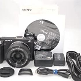【中古】【39shop】ソニー★SONY ミラーレス一眼 α NEX-6 パワーズームレンズキット E PZ 16-50mm F3.5-5.6 OSS付属 NEX-6L/B（良い）