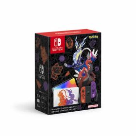 【新品未使用・箱傷有】Nintendo Switch 有機ELモデル スカーレット・バイオレットエディション