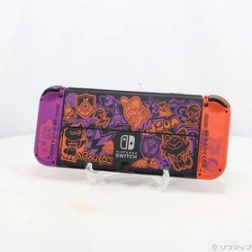 【中古】Nintendo(任天堂) Nintendo Switch 有機ELモデル スカーレット・バイオレットエディション 【198-ud】