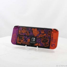 【中古】Nintendo(任天堂) Nintendo Switch 有機ELモデル スカーレット・バイオレットエディション 【344-ud】