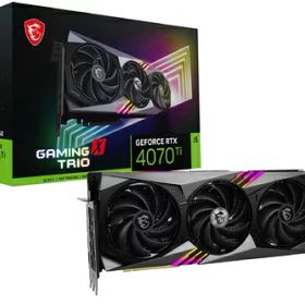 【中古】 MSI グラフィックスボード GeForce RTX 4070 Ti GAMING X TRIO 12G VD8369