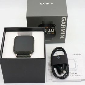 【お買い物マラソン限定クーポン】【美品】GARMIN Venu X1 010-02980-22 Moss スマートウォッチ べニュー モス ガーミン 本体 【中古】