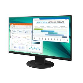 EIZO ≪FlexScan≫23.8インチカラー液晶モニター(1920x1080/DisplayPort(HDCP 1.3)、HDMI(HDCP1.4)、DVI D(HDCP 1.1)、D Sub 15 ピン(ミニ)/ブラック)[EV2460-BK]