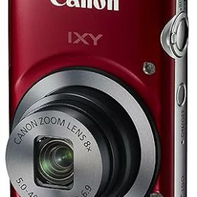 【中古】(非常に良い)【整備済み品】 Canon デジタルカメラ IXY150 レッド 光学8倍ズーム IXY150(RE)