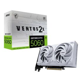 【エントリーで最大10万ポイント】MSI エムエスアイGeForce RTX 5060 8G VENTUS 2X OC WHITE G5060-8V2CW(2666345)送料無料