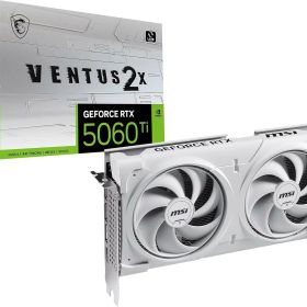新品 MSI GeForce RTX 5060 Ti 8G VENTUS 2X OC WHITE PLUS グラフィックスボード