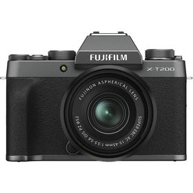 【中古】 フジフィルム FUJIFILM X-T200レンズキット ダークシルバー X-T200LK-DS 当店保証30日間 人気 ミラーレス 一眼レフ 交換レンズ カメラ