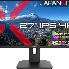 JAPANNEXT ジャパンネクスト 4K対応 27型液晶ディスプレイ/HDMI×2、DP×2/ブラック/スピーカー/2年保証 JN-i27U2 単品購入のみ可（同一商品であれば複数購入可） クレジットカード 代金引換決済のみ
