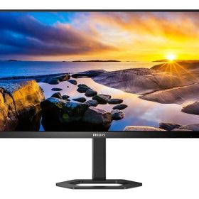 PHILIPS フィリップス QHD対応23.8型液晶ディスプレイ ブラック スピーカーあり 省資源化パッケージ 24E1N5500B/11