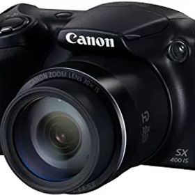 【中古】【39shop】Canon★デジタルカメラ PowerShot SX400IS(BK) 約1600万画素 光学30倍ズーム ブラック PSSX400IS（良い）