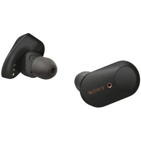 ソニー ワイヤレスノイズキャンセリングイヤホン WF-1000XM3 : 完全ワイヤレス/ A mazon A lexa搭載 /Bluetooth/ハイレゾ相当 最大6時間連続再生 2019年モデル / マイク付き 360 Reality Audio認定モデル ブラック WF-1000XM3 BM