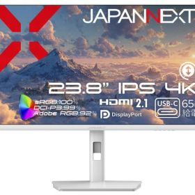 【ポイント10倍】 JAPANNEXT PCモニター・液晶ディスプレイ JN-IPS238U-HSPC6-W [23.8インチ ホワイト] 【P10倍】