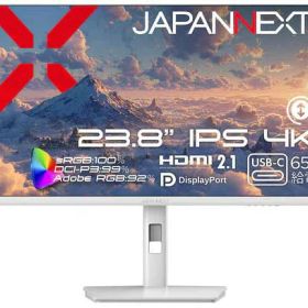 JAPANNEXT ジャパンネクスト 4K対応 23.8型液晶ディスプレイ/HDMI、DP、USB-C/ホワイト/スピーカー/2年保証 JN-IPS238U-HSPC6-W 単品購入のみ可（同一商品であれば複数購入可） クレジットカード 代金引換決済のみ
